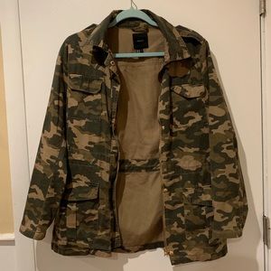 Army Print Utility Jacket